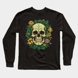 Traditional Skull tattoo Long Sleeve T-Shirt